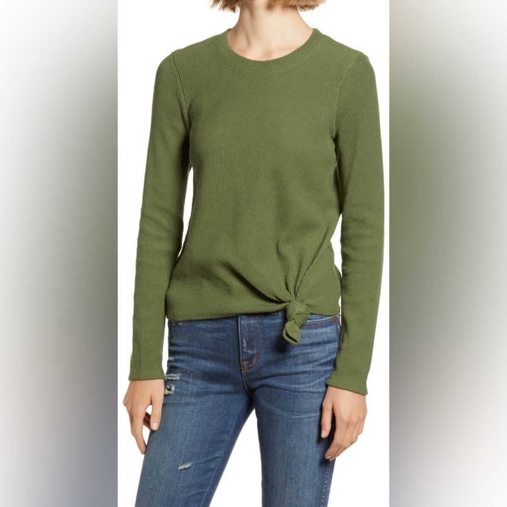 🎉Madewell Elwood Knot Front Top